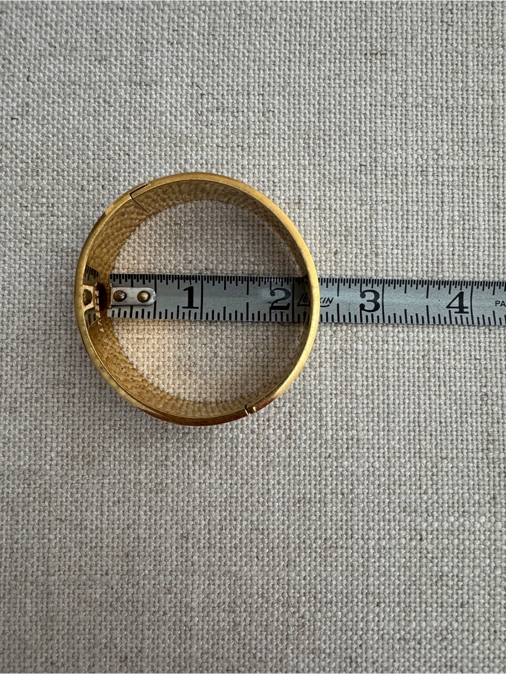 kate spade Gold and Cream Geo-Pattern Bangle Bracelet - Picture 5 of 5